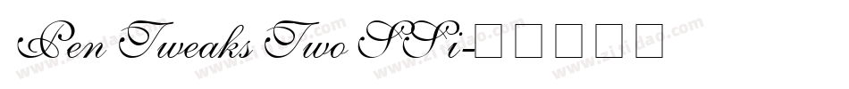 Pen Tweaks Two SSi字体转换